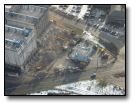 Aerial Photo showing method of Demolition